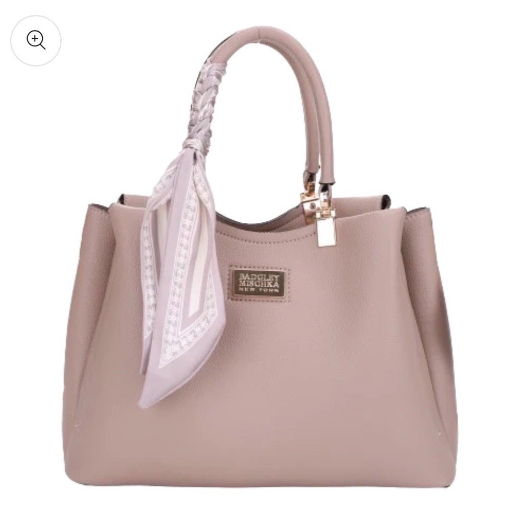 Badgley Mischka Ardenne Zipper Satchel NWT
